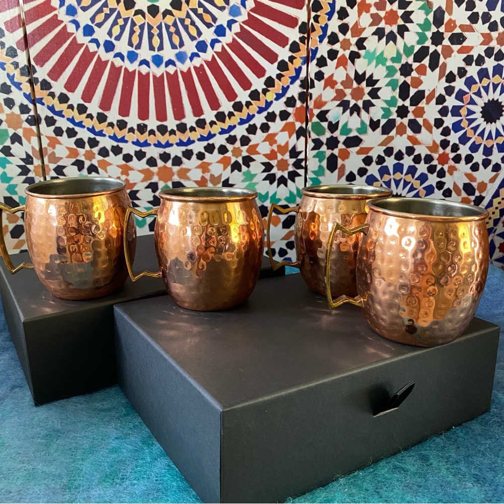 Set Four Moscow Mule Copper Mugs by Nordstrom at Home